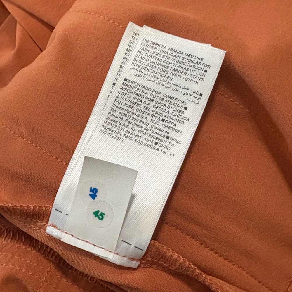 Athleta Sleeveless Collared Romper in Terracotta Orange - Picture 13 of 13